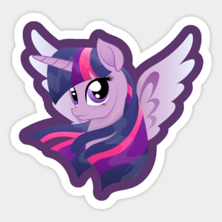 My Little Pony Twilight Sparkle Portrait Sticker